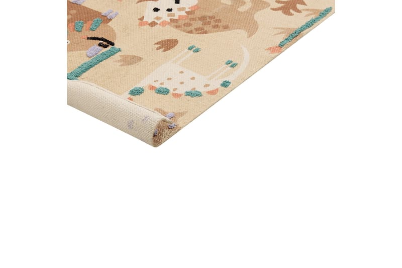 Stabat Bomullsteppe 80x150 cm - Oransje - Tekstiler - Tepper & Matter - Moderne tepper - Bomullstepper