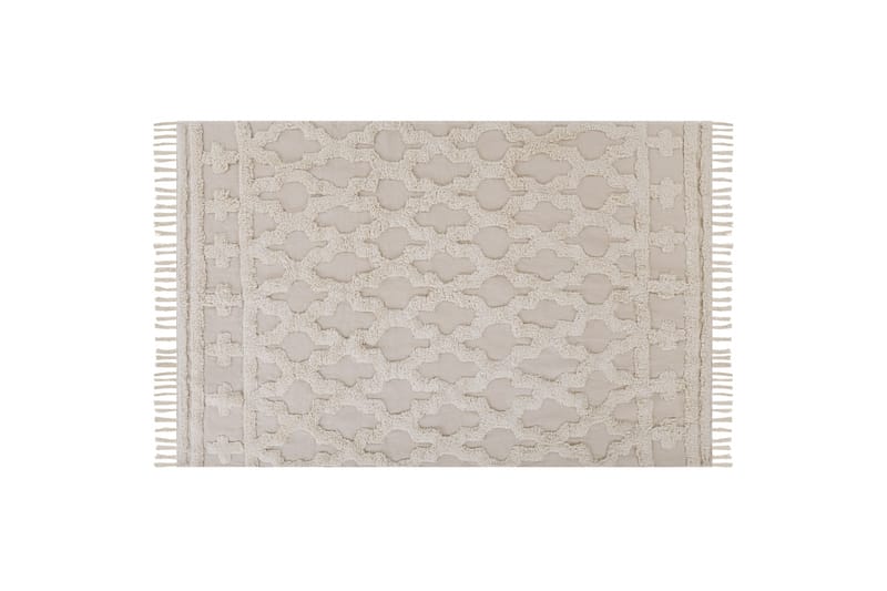 Suluova Bomullsteppe 140x200 cm - Beige - Tekstiler - Tepper & Matter - Moderne tepper - Bomullstepper