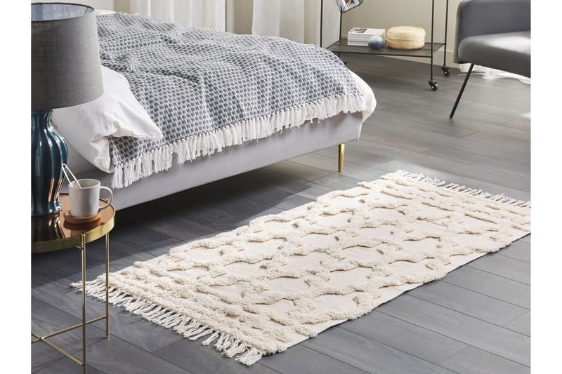 Suluova Bomullsteppe 80x150 cm - Beige - Tekstiler - Tepper & Matter - Moderne tepper - Bomullstepper
