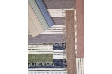 Sund Bomullsteppe 75x220 cm Oval - Mørkbeige - Tekstiler - Tepper & Matter - Moderne tepper - Bomullstepper