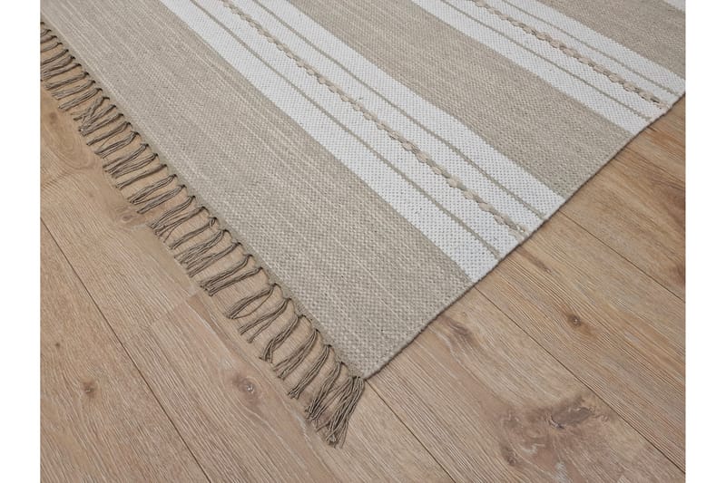 Sund Bomullsteppe 75x280 cm Oval - Natur - Tekstiler - Tepper & Matter - Moderne tepper - Bomullstepper