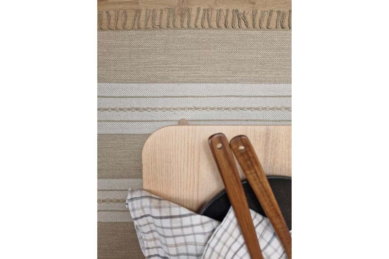 Sund Bomullsteppe 75x280 cm Oval - Natur - Tekstiler - Tepper & Matter - Moderne tepper - Bomullstepper