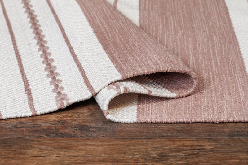 Sund Bomullsteppe 75x280 cm Oval - Rosa - Tekstiler - Tepper & Matter - Moderne tepper - Bomullstepper