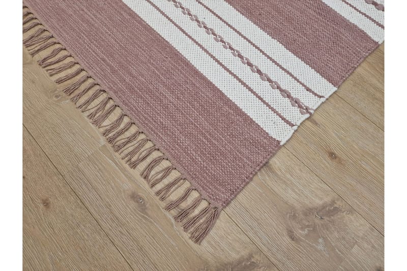 Sund Bomullsteppe 75x280 cm Oval - Rosa - Tekstiler - Tepper & Matter - Moderne tepper - Bomullstepper