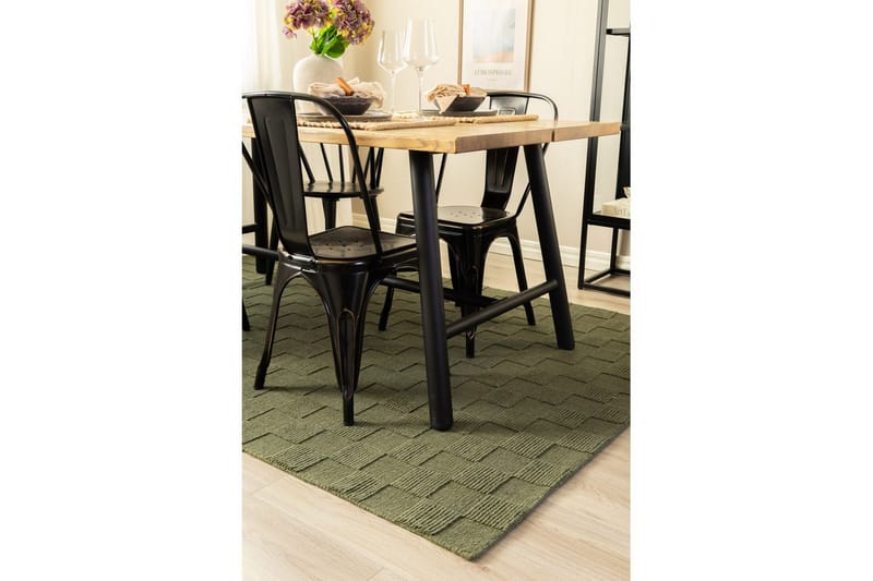 Sydney Ullteppe 160x230 cm - Grønn - Tekstiler - Tepper & Matter - Moderne tepper - Ullteppe