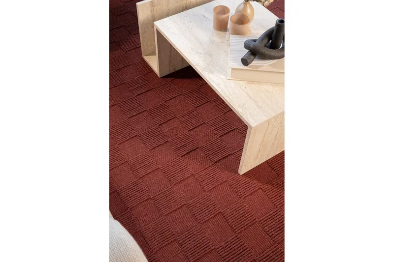 Sydney Ullteppe 160x230 cm - Rød - Tekstiler - Tepper & Matter - Moderne tepper - Ullteppe
