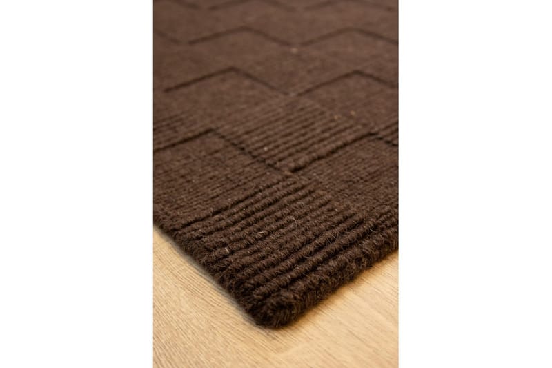 Sydney Ullteppe 200x200 cm - Brun - Tekstiler - Tepper & Matter - Moderne tepper - Ullteppe