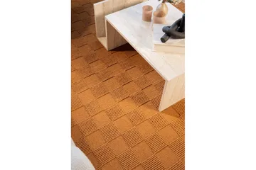 Sydney Ullteppe 200x200 cm - Oransje - Tekstiler - Tepper & Matter - Moderne tepper - Ullteppe