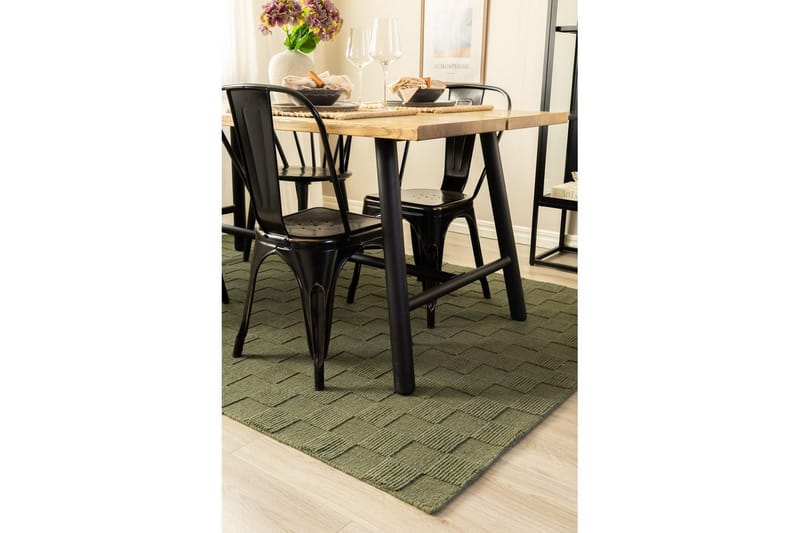 Sydney Ullteppe 200x300 cm - Grønn - Tekstiler - Tepper & Matter - Moderne tepper - Ullteppe