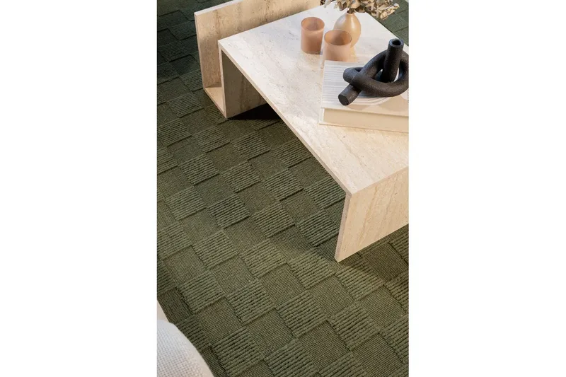 Sydney Ullteppe 240x340 cm - Grønn - Tekstiler - Tepper & Matter - Moderne tepper - Ullteppe