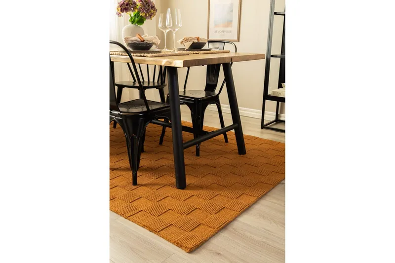 Sydney Ullteppe 240x340 cm - Oransje - Tekstiler - Tepper & Matter - Moderne tepper - Ullteppe