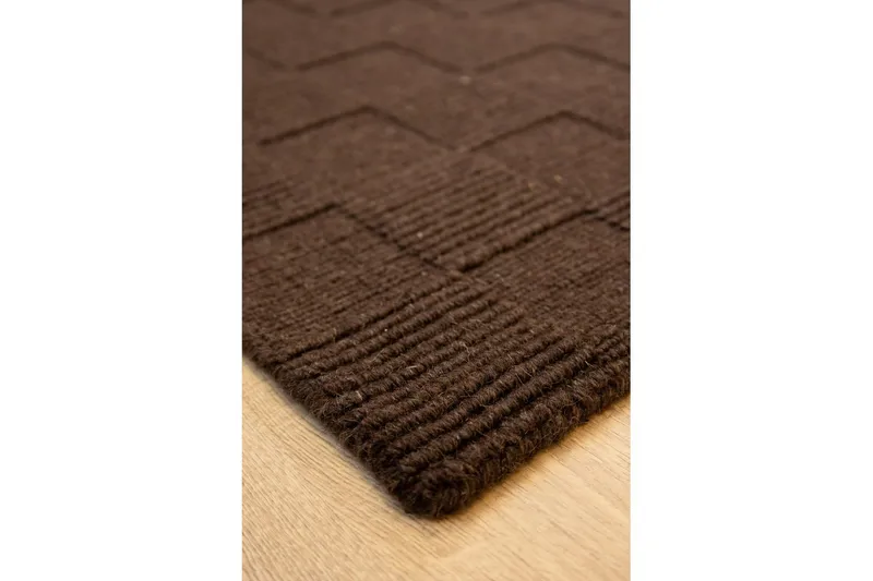 Sydney Ullteppe 80x250 cm - Brun - Tekstiler - Tepper & Matter - Moderne tepper - Ullteppe