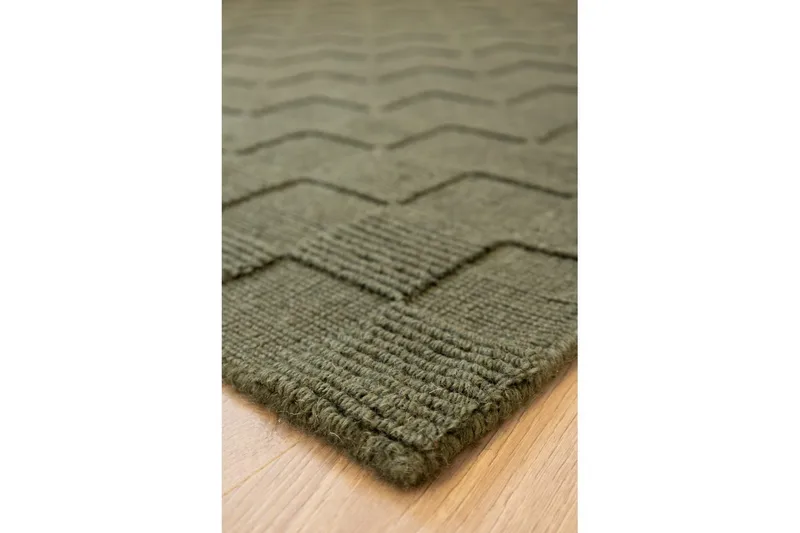 Sydney Ullteppe 80x250 cm - Grønn - Tekstiler - Tepper & Matter - Moderne tepper - Ullteppe