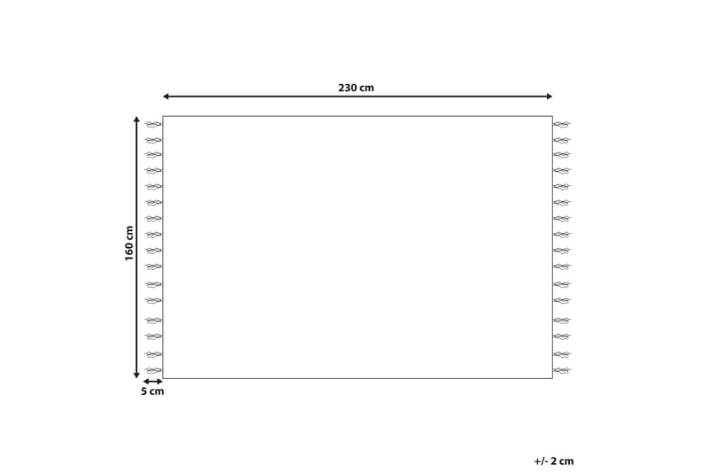 Talpur Juteteppe 160x230 cm - Gul - Tekstiler - Tepper & Matter - Moderne tepper - Gangmatter