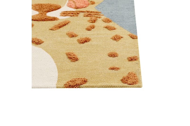 Tangse Bomullsteppe 80x150 cm - Gul - Tekstiler - Tepper & Matter - Moderne tepper - Bomullstepper