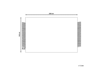 Tatlisu Ullteppe 140x200 cm - Grå - Tekstiler - Tepper & Matter - Moderne tepper - Ullteppe