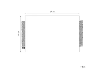Tatlisu Ullteppe 160x230 cm - Grå - Tekstiler - Tepper & Matter - Moderne tepper - Ullteppe