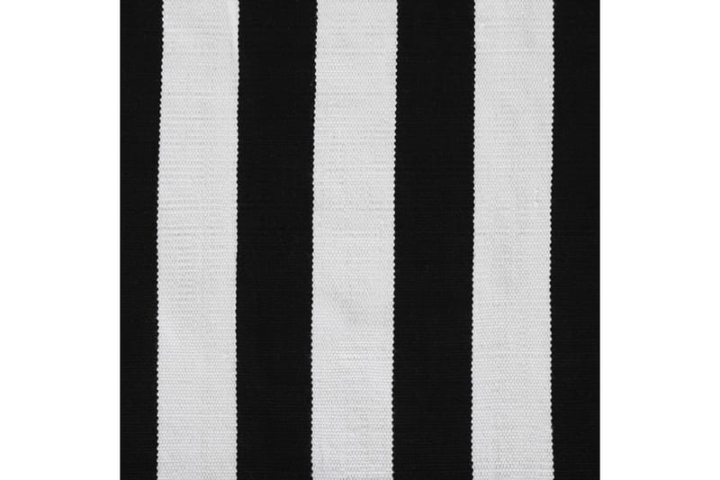 Tavas Ryeteppe 80x150 cm - Svart/hvit - Tekstiler - Tepper & Matter - Moderne tepper - Ryeteppe