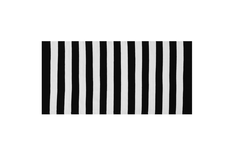 Tavas Ryeteppe 80x150 cm, Svart/hvit