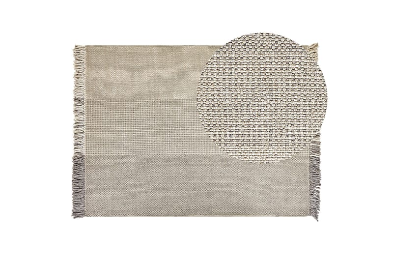 Tekeler Ullteppe 140x200 cm - Grå - Tekstiler - Tepper & Matter - Moderne tepper - Ullteppe