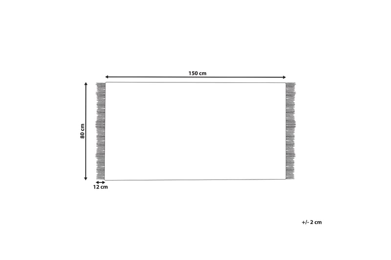 Tekeler Ullteppe 80x150 cm - Grå - Tekstiler - Tepper & Matter - Moderne tepper - Ullteppe