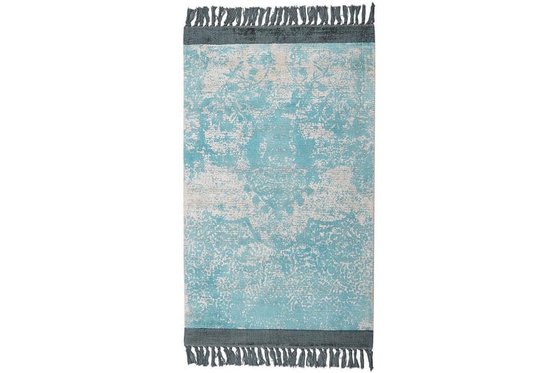 Teppe Akarsu - Blå, beige, 80x150 cm - Tekstiler - Tepper & Matter - Moderne tepper - Viskosematter