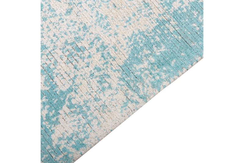 Teppe Akarsu - Blå, beige, 80x150 cm - Tekstiler - Tepper & Matter - Moderne tepper - Viskosematter
