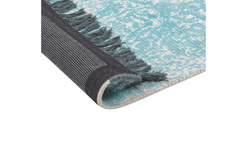 Teppe Akarsu - Blå, beige, 80x150 cm - Tekstiler - Tepper & Matter - Moderne tepper - Viskosematter