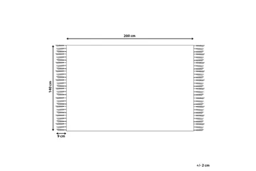 Teppe Akarsu - Fiolett, hvit, 140x200 cm - Tekstiler - Tepper & Matter - Moderne tepper - Viskosematter