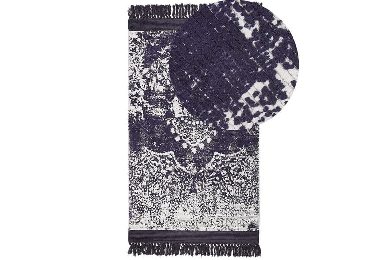 Teppe Akarsu - Fiolett, hvit, 80x150 cm - Tekstiler - Tepper & Matter - Moderne tepper - Viskosematter