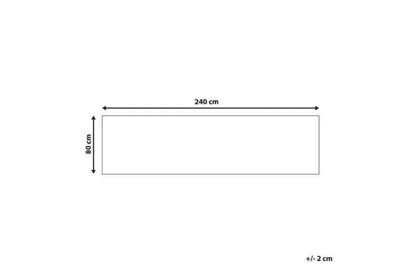 Teppe Aritas - 80x240 cm - Tekstiler - Tepper & Matter - Moderne tepper - Gangmatter