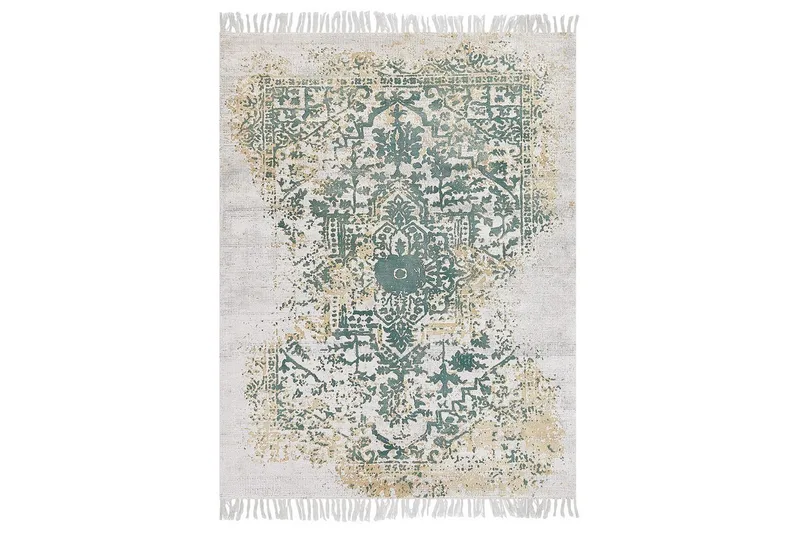 Teppe Boyali, Beige, Grønn, 160x230 cm