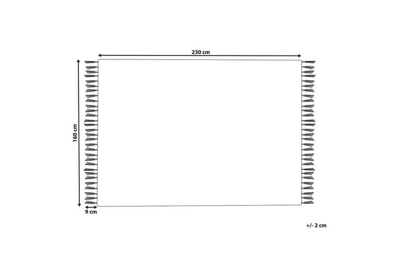 Teppe Boyali - Beige, Grønn, 160x230 cm - Tekstiler - Tepper & Matter - Moderne tepper - Viskosematter