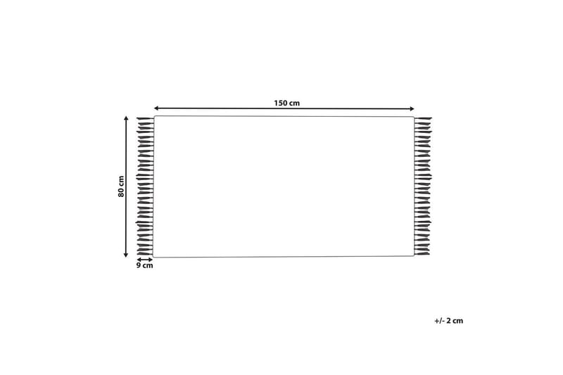 Teppe Boyali - Beige, Grønn, 80x150 cm - Tekstiler - Tepper & Matter - Moderne tepper - Viskosematter