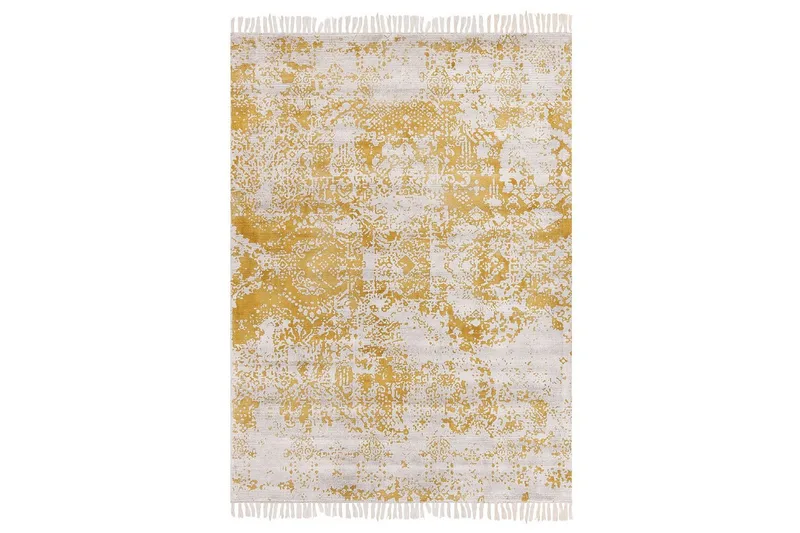 Teppe Boyali - Beige, gul, 140x200 cm - Tekstiler - Tepper & Matter - Moderne tepper - Viskosematter