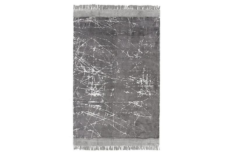 Teppe Hanli - Grå, hvit, 140x200 cm - Tekstiler - Tepper & Matter - Moderne tepper - Viskosematter