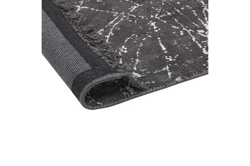 Teppe Hanli - Mørkegrå, hvit, 160x230 cm - Tekstiler - Tepper & Matter - Moderne tepper - Viskosematter