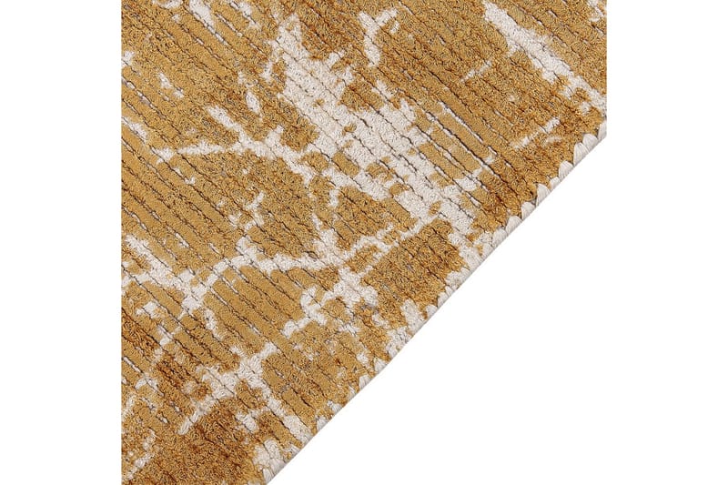 Teppe Hanli - Oransje, Hvit, 80x150 cm - Tekstiler - Tepper & Matter - Moderne tepper - Viskosematter