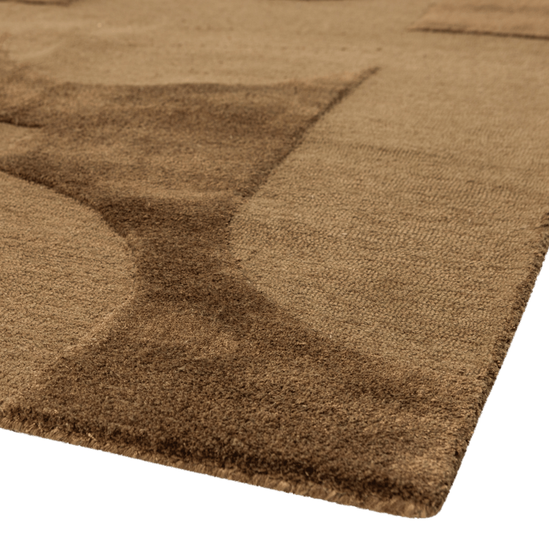 Teppe Livo 160×160 cm - Brun - Tekstiler - Tepper & Matter - Moderne tepper - Ullteppe