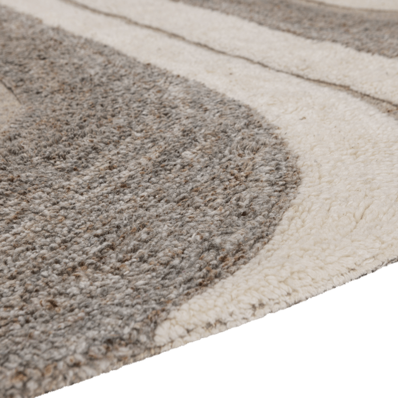 Teppe Moro 170×240 cm - Grå/Hvit - Tekstiler - Tepper & Matter - Moderne tepper - Ullteppe