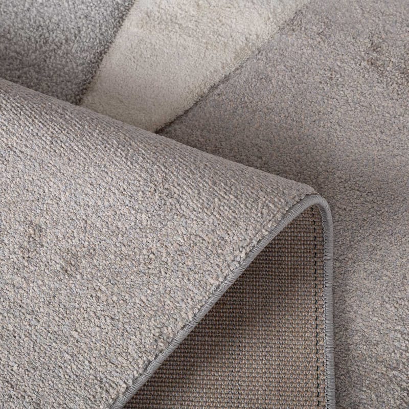 Teppe Navon Carved 100x150 cm - Grå/Beige - Tekstiler - Tepper & Matter - Moderne tepper - Wiltontepper