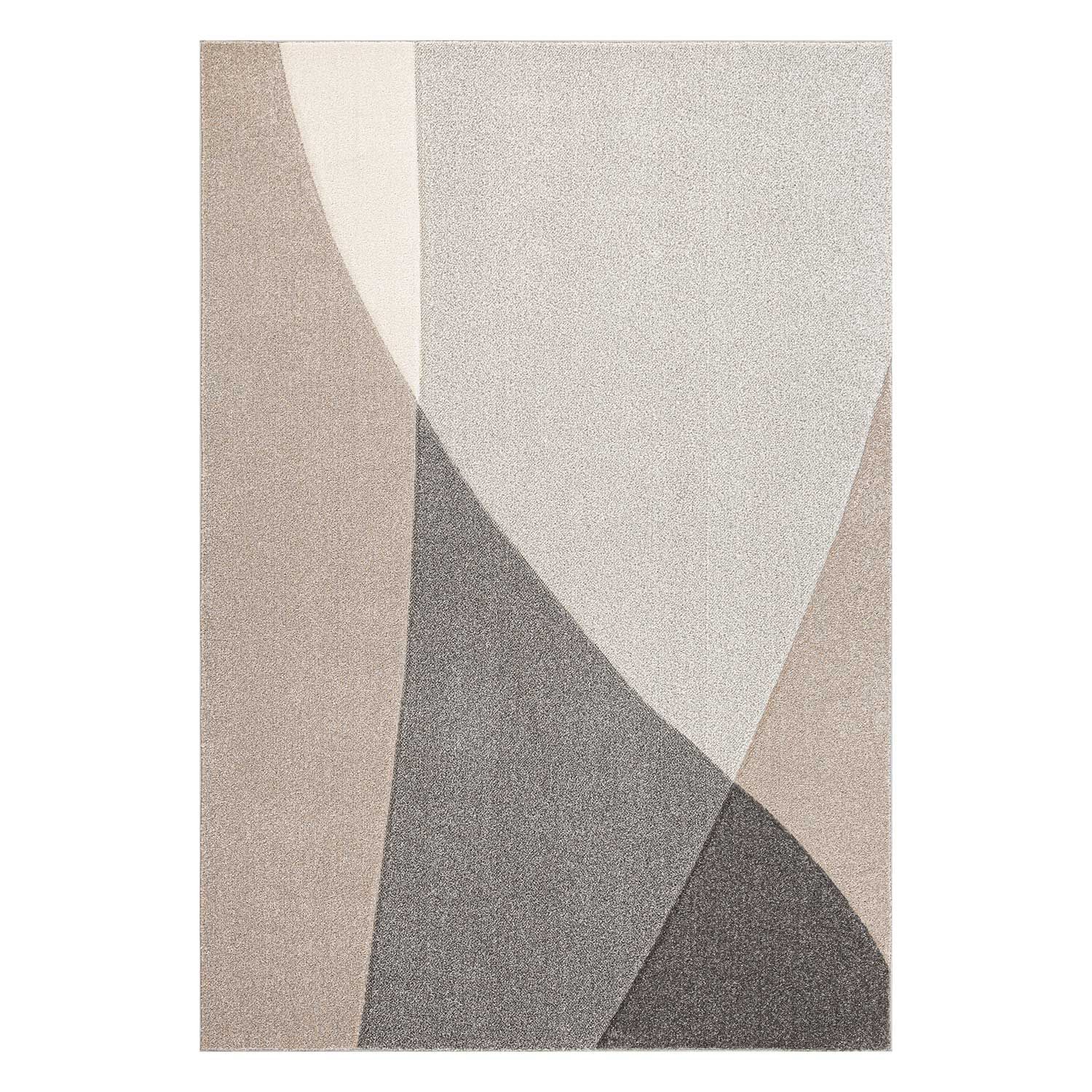 Teppe Navon Carved 100x150 cm - Grå/Beige