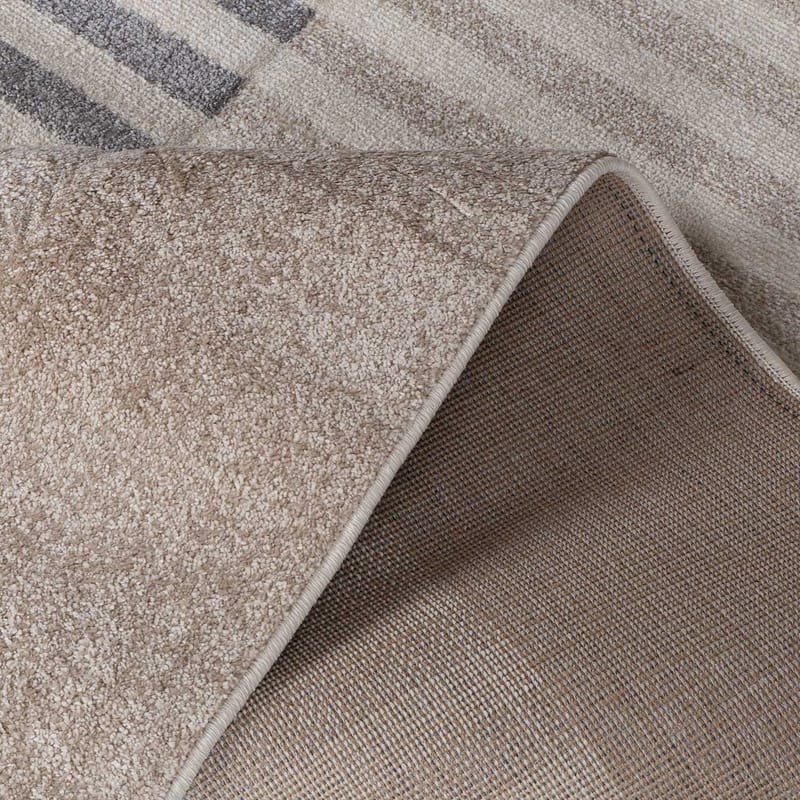 Teppe Navon Carved 100x150 cm - Grå/Beige - Tekstiler - Tepper & Matter - Moderne tepper - Wiltontepper
