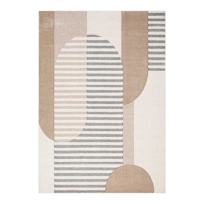 Teppe Navon Carved 160x230 cm, Grå/Beige