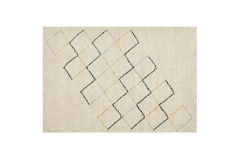 Tezpur Bomullsteppe 140x200 cm, Beige