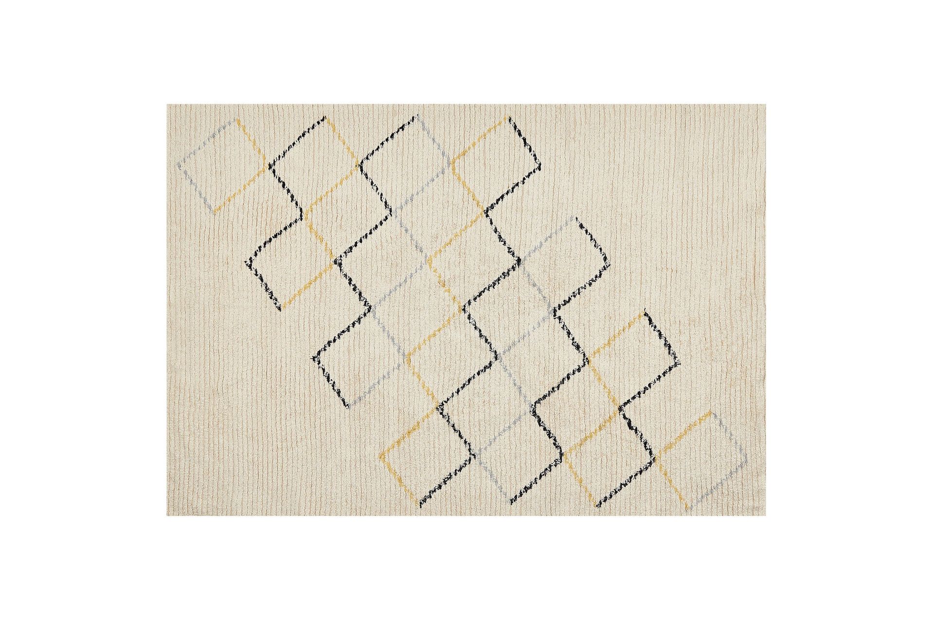 Tezpur Bomullsteppe 140x200 cm - Beige