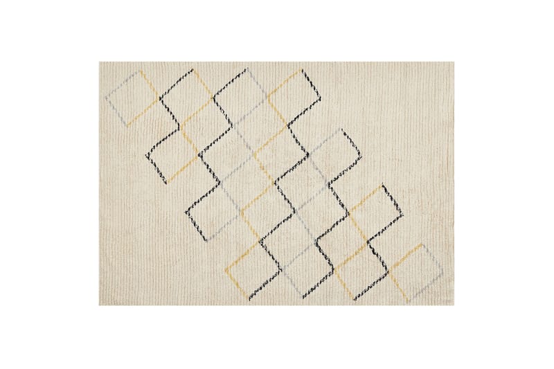 Tezpur Bomullsteppe 140x200 cm, Beige