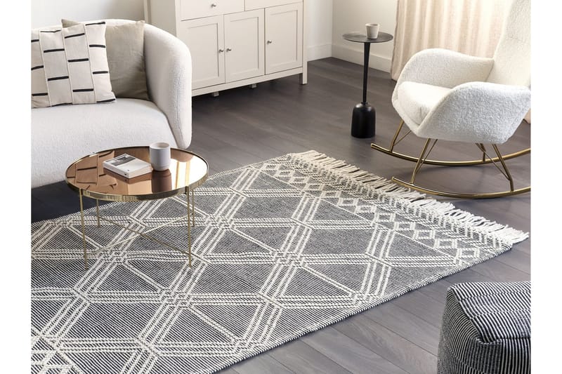 Toprakkale Ullteppe 160x230 cm, Grå