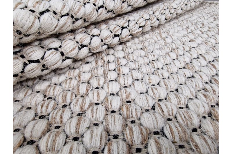 Torekov Ullteppe Ø200 cm Rund - Krem - Tekstiler - Tepper & Matter - Moderne tepper - Ullteppe