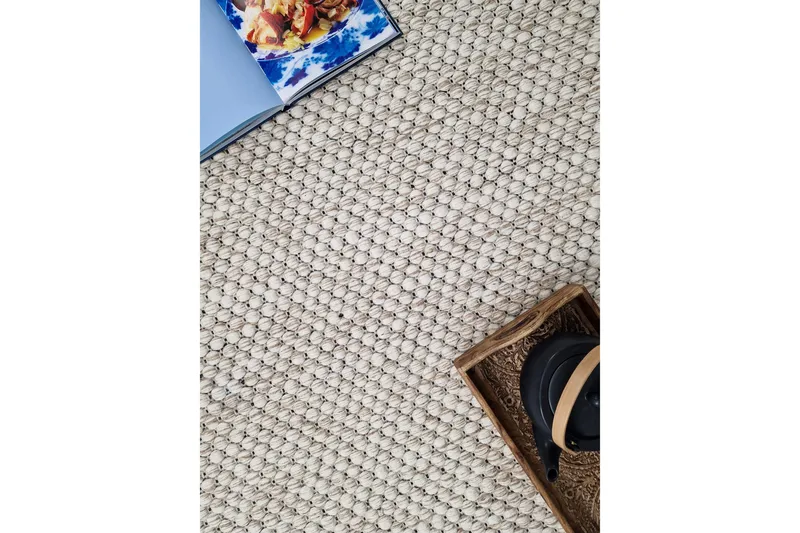 Torekov Ullteppe 75x150 cm - Krem - Tekstiler - Tepper & Matter - Moderne tepper - Ullteppe